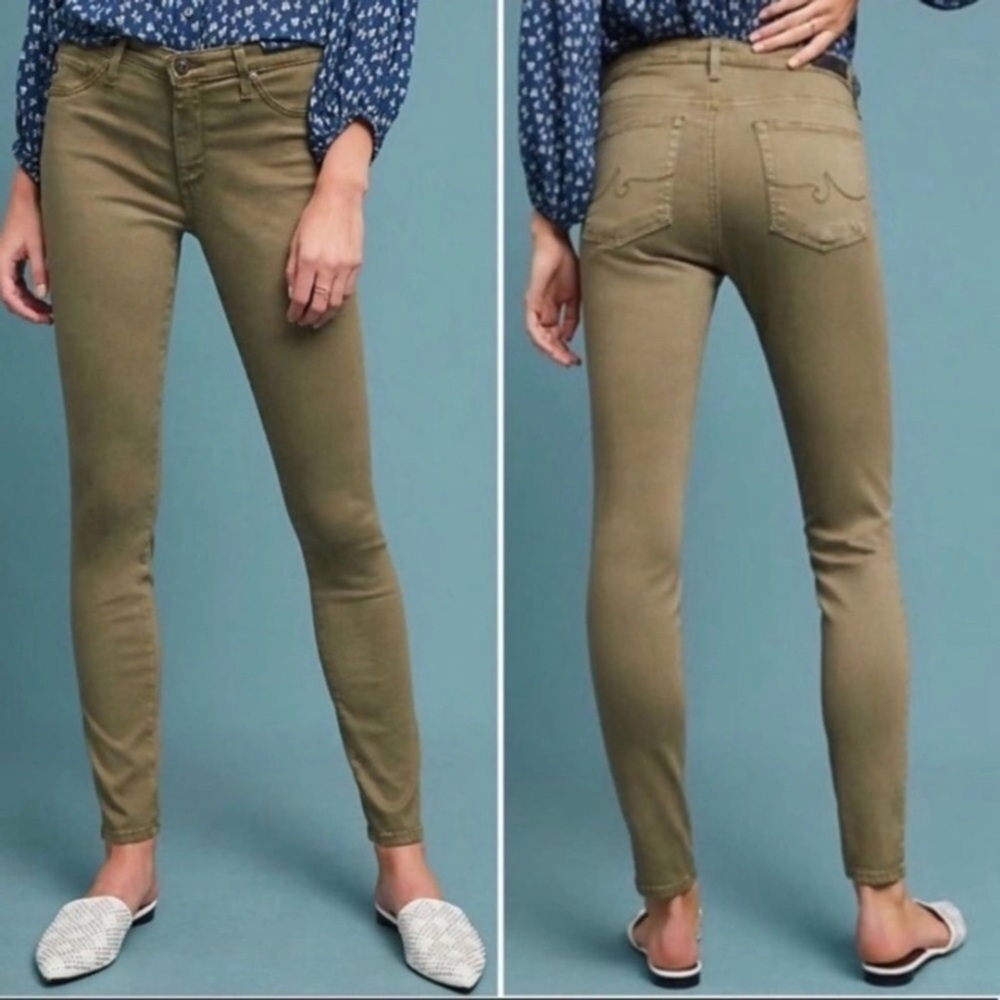 AG Jeans The Abbey Ankle Skinny | Olive Green | Size 30